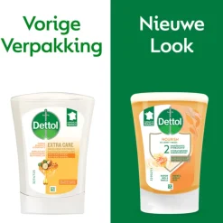 3x Dettol No-Touch Handzeep Refill Extra Care Honey & Sheabutter 250 ml