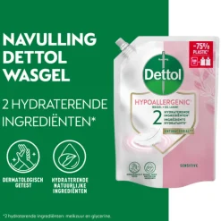 6x Dettol Refill Handzeep Sensitive 500 ml