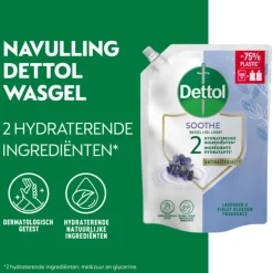 6x Dettol Refill Handzeep Relaxing Lavender 500 ml