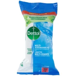 3x Dettol Reinigingsdoekjes Power & Fresh Ocean 110 stuks