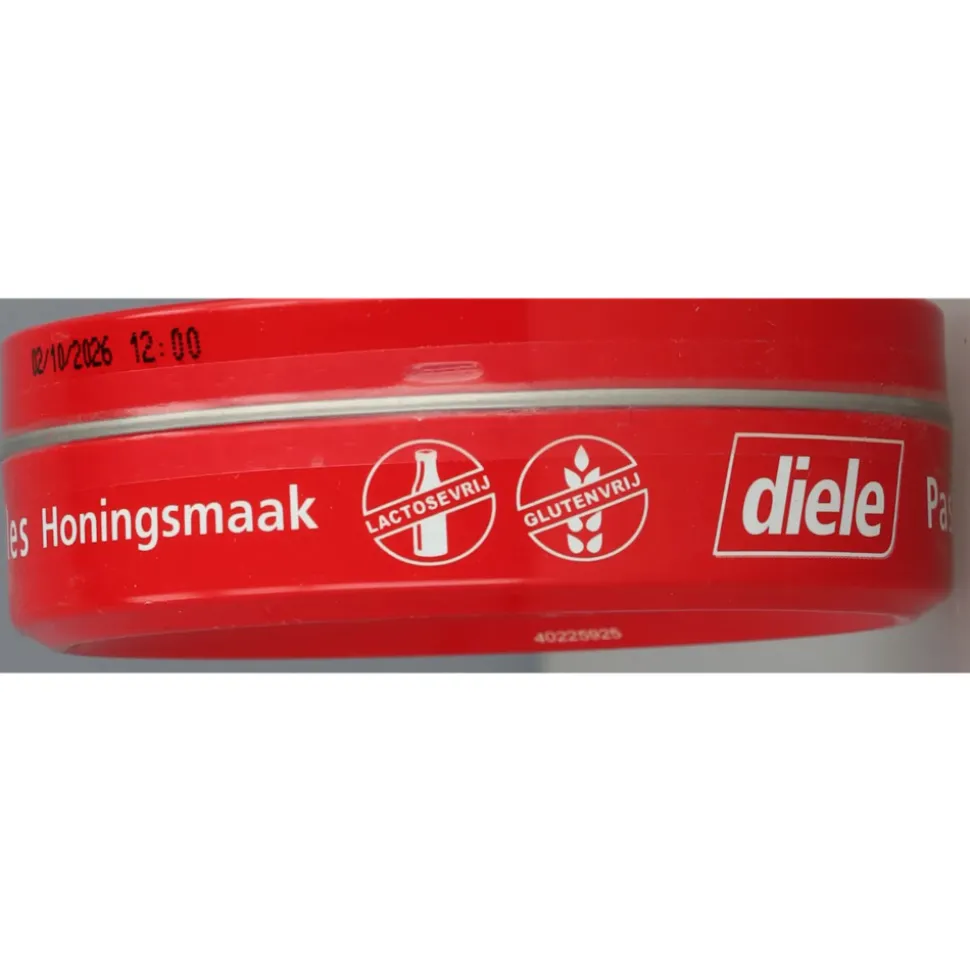 6x Diele Pastilles Honing Suikervrij 50 gr