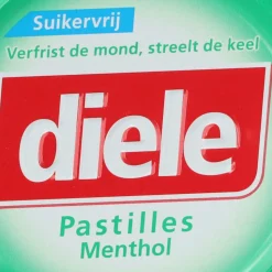 3x Diele Pastilles Menthol Suikervrij 50 gr