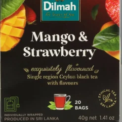 3x Dilmah Mango Aardbei Thee 20 stuks