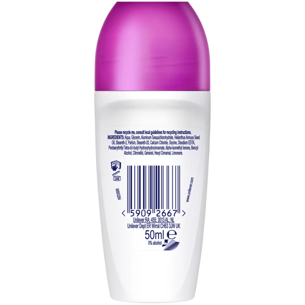 6x Dove Deodorant Roller Go Fresh Açai Berry 50 ml