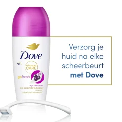 6x Dove Deodorant Roller Go Fresh Açai Berry 50 ml