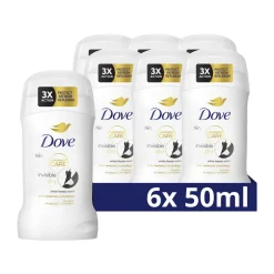 6x Dove Deodorant Stick Invisible Dry 50 ml
