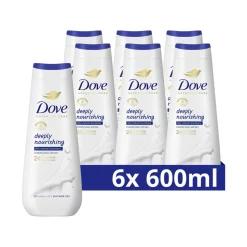 6x Dove Douchecrème Deeply Nourishing 600 ml