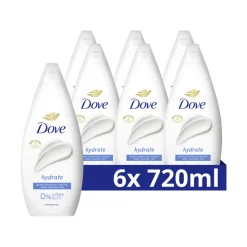 6x Dove Douchecrème Hydrate 720 ml