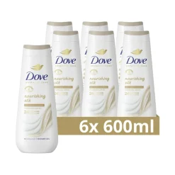 6x Dove Douchecrème Nourishing Silk 600 ml
