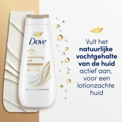 6x Dove Douchecrème Nourishing Silk 225 ml
