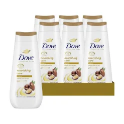 6x Dove Douchecrème Nourishing Care 225 ml
