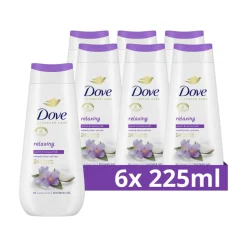 6x Dove Douchecrème Relaxing 225 ml