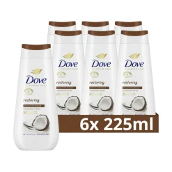 6x Dove Douchecrème Restoring 225 ml