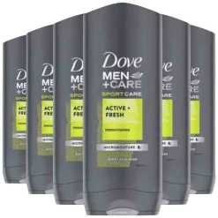 6x Dove Douchegel Men+ Care Sport Active/Fresh 400 ml