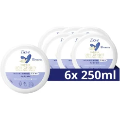 6x Dove Hydraterende Bodycrème One Cream Rich 250 ml
