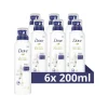 6x Dove Shower Foam Deeply Nourishing Cotton Oil 200 ml