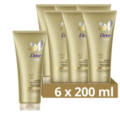 6x Dove Zelfbruinende Bodylotion Summer Revived Light-Medium 200 ml
