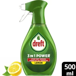 10x Dreft 3in1 Power Lemon Spray 500 ml