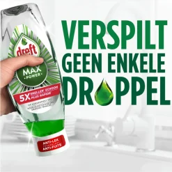 8x Dreft Max Power Afwasmiddel Original 730 ml
