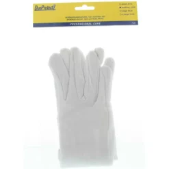 2x Duoprotect Handschoenen Katoen Medium 1 paar
