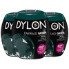 3x Dylon Textielverf Emerald Green 350 gr