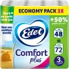 3x Edet Comfort Plus Toiletpapier 3 Laags 16 stuks
