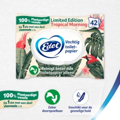 7x Edet Limited Edition Vochtige Toiletpapier 42 stuks