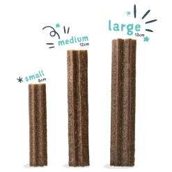 4x Edgard & Cooper Doggy Dental Sticks Small Appel - Eucalyptusolie