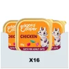 16x Edgard & Cooper Kattenvoer Adult Pate Kip 85 gr