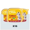 16x Edgard & Cooper Kattenvoer Adult Pate Kalkoen - Kip 85 gr