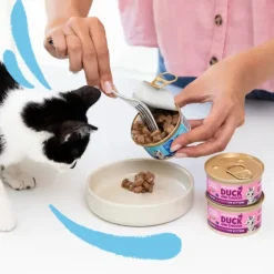 18x Edgard & Cooper Kattenvoer Kitten Chunks Eend - Kip 85 gr