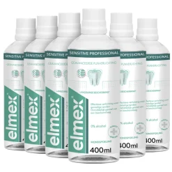 6x Elmex Mondspoeling Sensitive Professional 400 ml