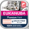16x Eukanuba Premium Paté Graanvrij Senior Kattenvoer Nat Zalm 85 gr