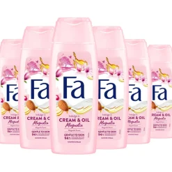 6x Fa Douchecrème Cream Oil Silk Magnolia 250 ml