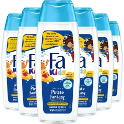 6x Fa Kids Douchegel & Shampoo Pirate 250 ml