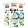 3x Fairtrade Original Kokosmelk Biologisch 1 liter