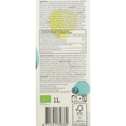 3x Fairtrade Original Kokosmelk Biologisch 1 liter