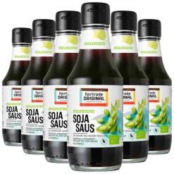 6x Fairtrade Original Sojasaus Biologisch 200 ml