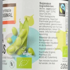 6x Fairtrade Original Sojasaus Biologisch 200 ml