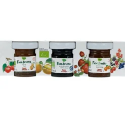 3x Fiordifrutta Biologische Jam Fruitmix 3 x 75 gr
