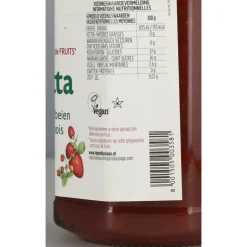3x Fiordifrutta Biologische Jam Aardbeien en Wilde Aardbeien 630 gr