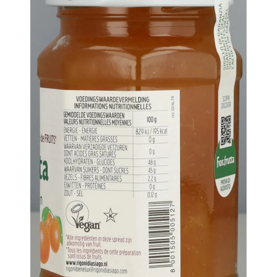 6x Fiordifrutta Biologische Jam Bittere Sinaasappel 250 gr