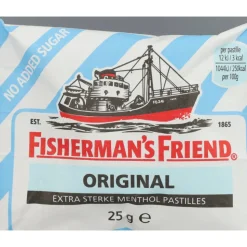 3x Fishermansfriend Original Extra Strong Suikervrij 25 gr