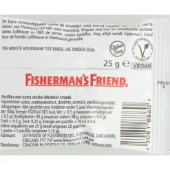3x Fishermansfriend Original Extra Strong 25 gr
