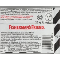 3x Fishermansfriend Salmiak Suikervrij 25 gr