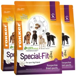 3x Fokker Special-Fit Hondenvoer 4 2,5 kg