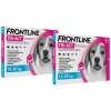 2x Frontline Tri-Act Anti Vlooien en Teken Druppels M 3 pipetten