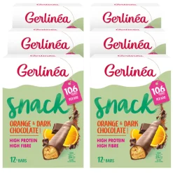 6x Gerlinea Repen Sinaas en Pure Chocolade 12 x 31 gr