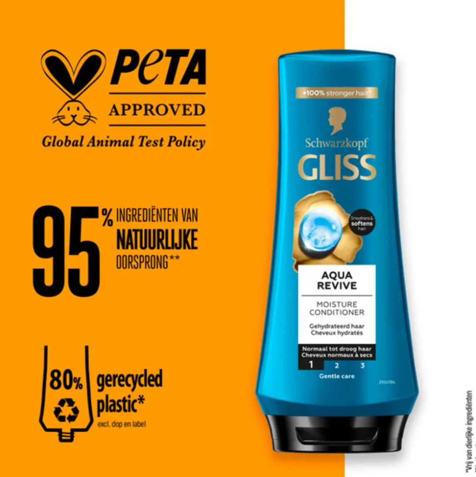 6x Gliss Aqua Revive Conditioner 200 ml