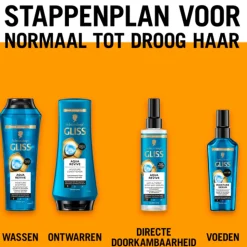 6x Gliss Aqua Revive Shampoo 250 ml